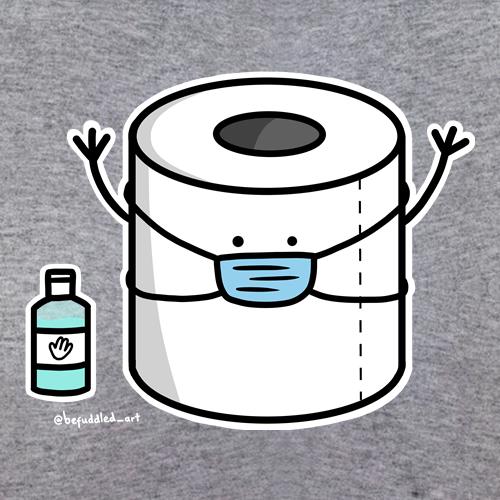 Toilet Roll Face Mask t shirt